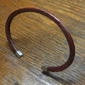 Red Patina Twist Bracelet