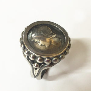 Liberty Dime Ring, Sterling Silver