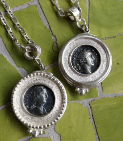 Sterling Silver Coin Pendants